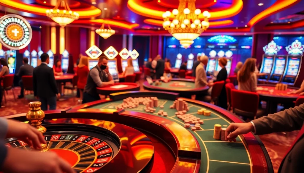 C168 gamblers engaging in thrilling casino action with chips and cards