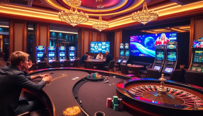 Vivez le frisson du jeu avec le Meilleur Abonnement IPTV Smarters N°1 en France et en Europe, présentant des scènes de casino palpitantes.