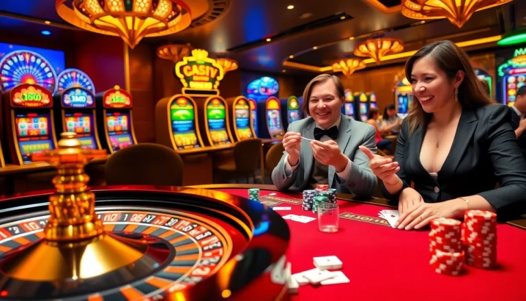 Experience excitement at u888 com with vibrant casino tables, roulette wheels, and engaging players.