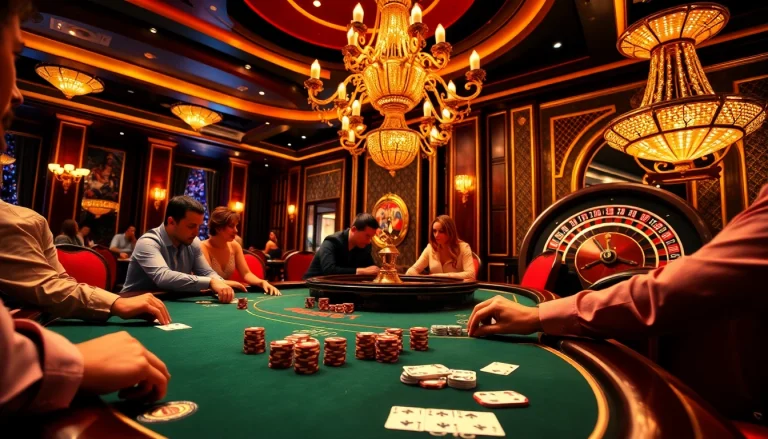 Experience the thrill of Fsbet at a luxurious poker table with chips and cards.