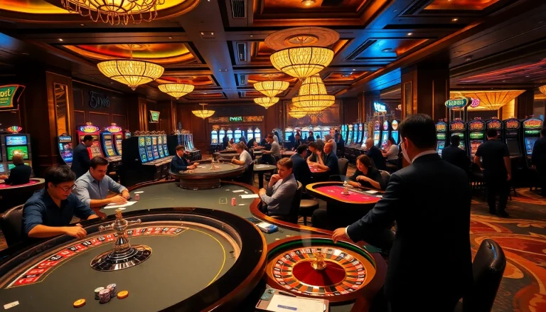 Experience thrilling action with Five88's vibrant casino gaming scene rich in excitement.
