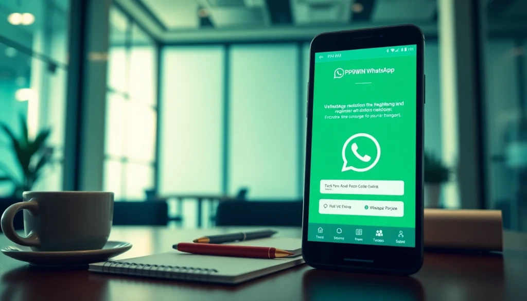 PP9WIN cash out registration process on WhatsApp in a professional environment