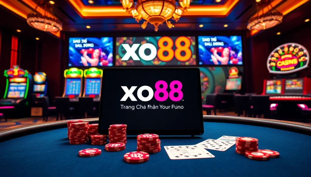 Experience the excitement of gambling at xo88 trang chủ with a luxurious online casino setup.