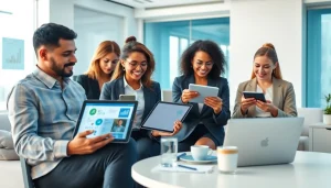 通过wps下载优化您的工作流程，多种专业人士在现代办公室中使用WPS Office进行协作工作。