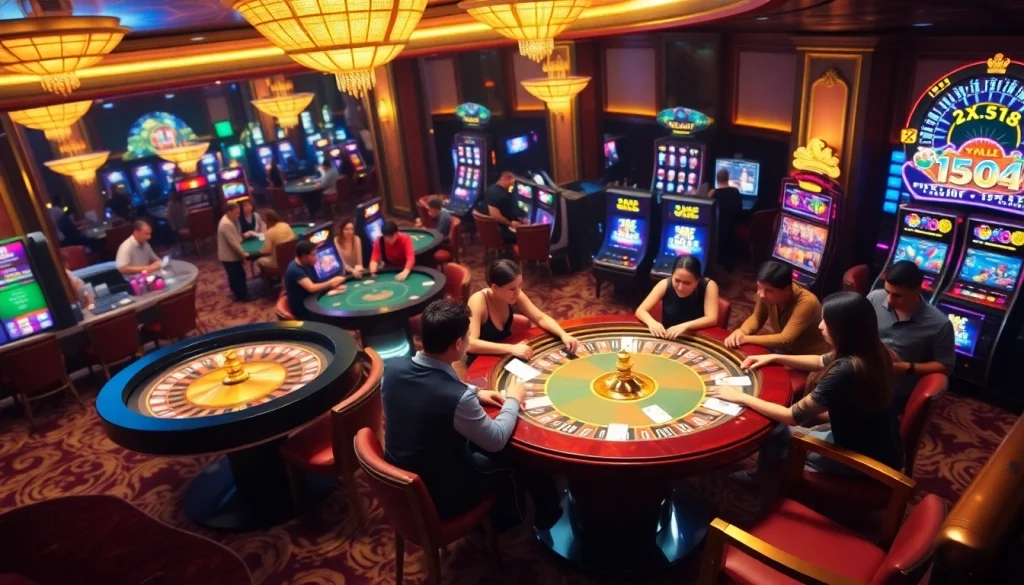 Experience the excitement of gambling at https://xx88.bot/ with engaging casino visuals showcasing games like poker and roulette.