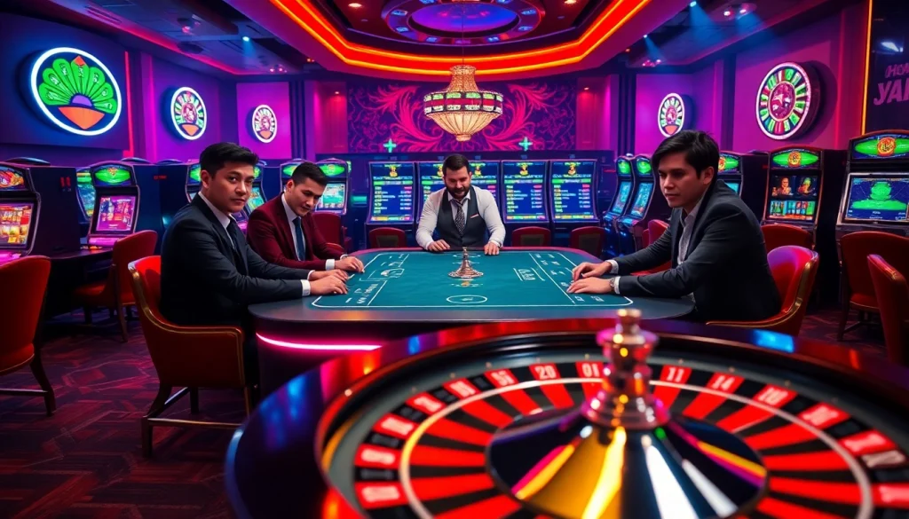 Experience the thrill of online gambling at https://tr888.club/ with a luxurious poker table scene featuring exciting gameplay.
