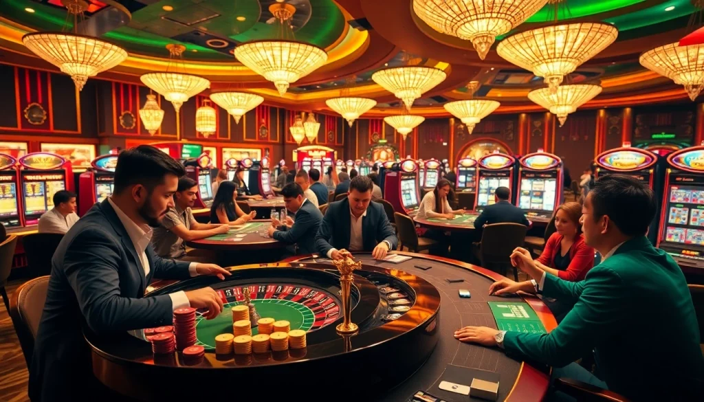 Experience thrilling casino games at https://fc88.ae.org/, featuring vibrant roulette and enthusiastic gamblers.