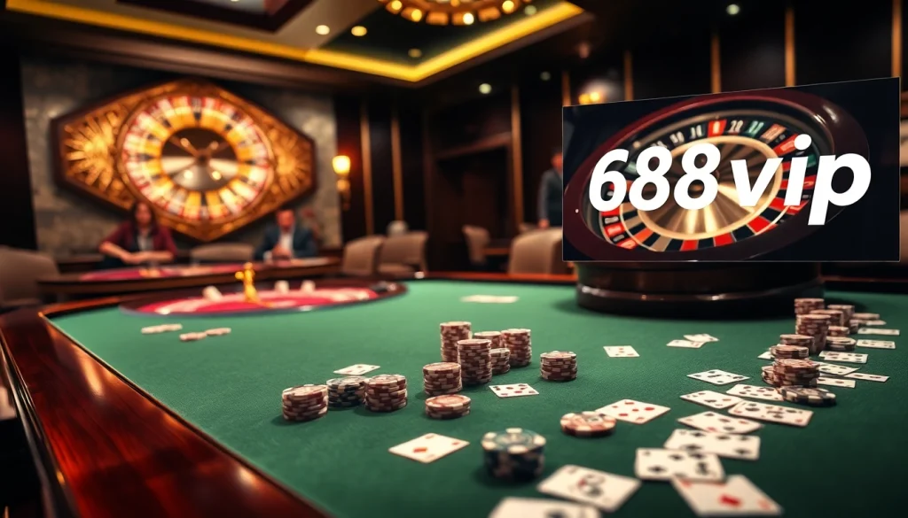 Engage in high-stakes gaming at https://68vip.trade/ with captivating poker action and luxurious casino elements.