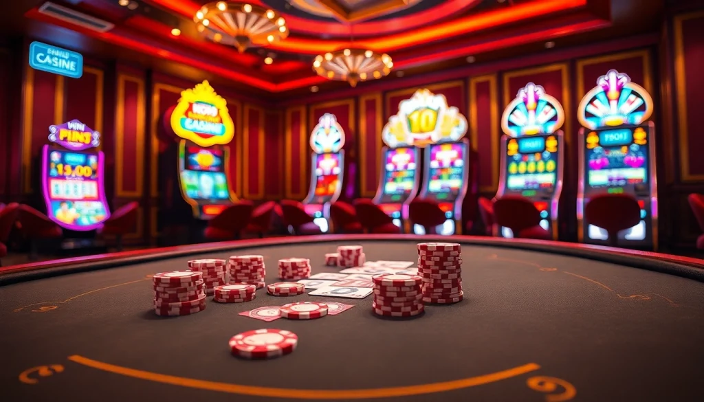 Players enjoying vibrant games at Go99's luxurious online casino, showcasing excitement and elegance.