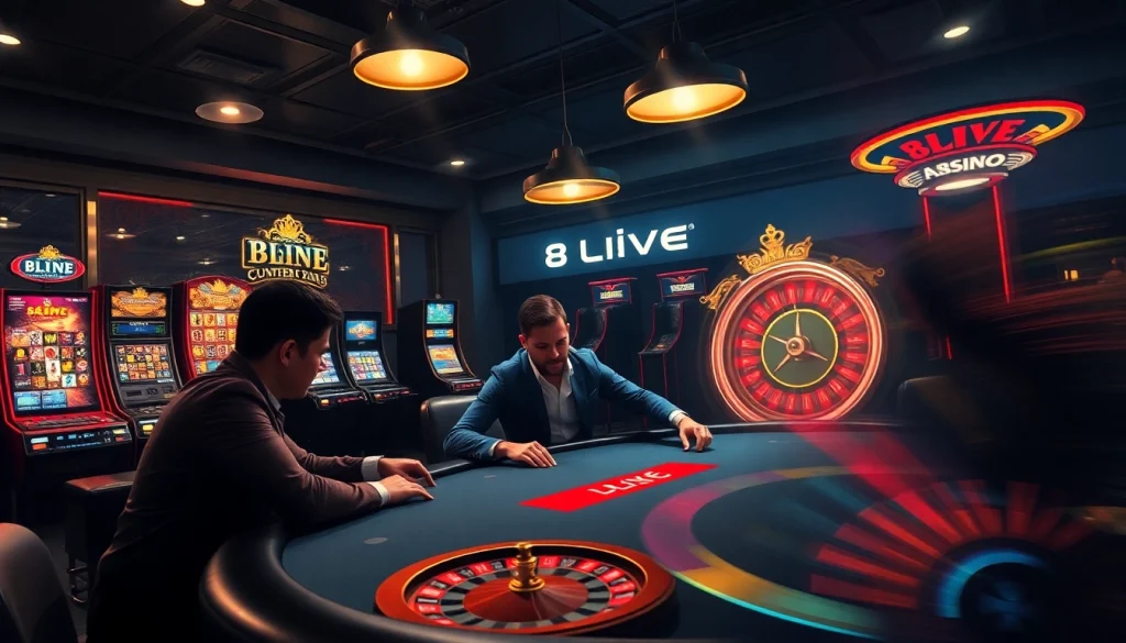 8LIVE provides an immersive online poker experience with professional players at the table.