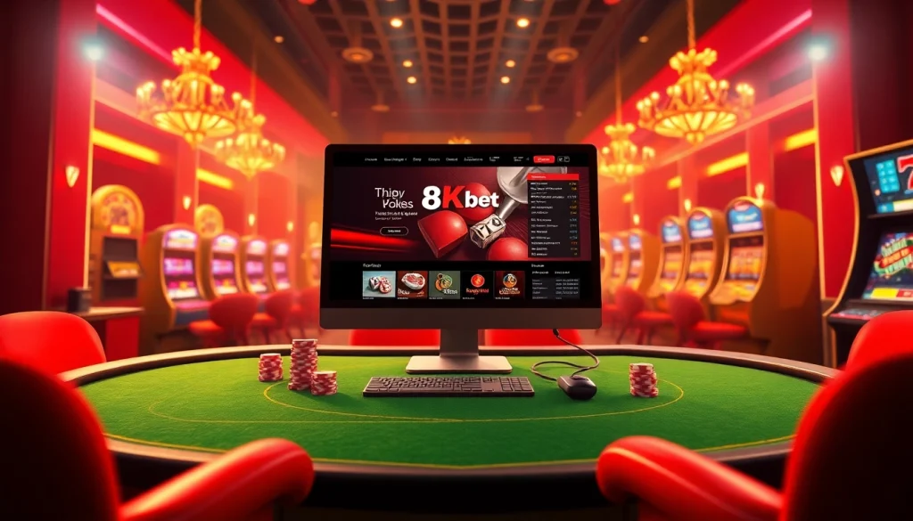 Experience thrilling games at 8kbet with exciting online gambling action.