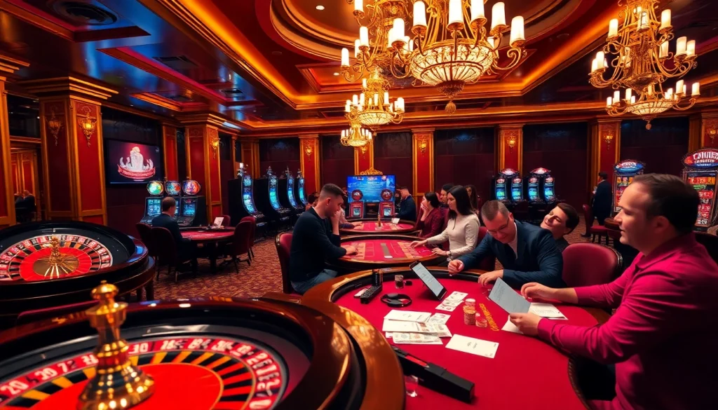 Experience the thrill at https://lode88.ae/ with high-stakes casino action featuring vibrant gaming tables.